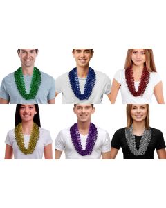 33" 12mm Bead Necklaces