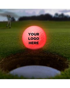 Red Night Flyer Golf Ball