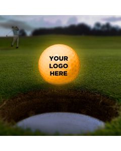 Yellow Night Flyer Golf Ball