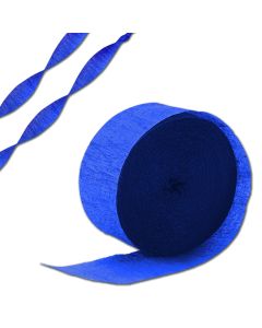 Blue Crepe Paper Streamer