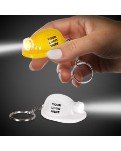 Safety Helmet Flashlight Keychain