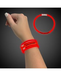 Red Superior 9" Glow Bracelets
