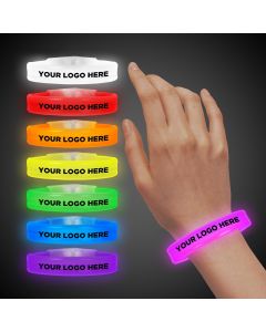 Deluxe Triple Wide 9 Inch Glow Bracelet