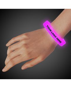 Pink Deluxe Triple Wide 9 Inch Glow Bracelet