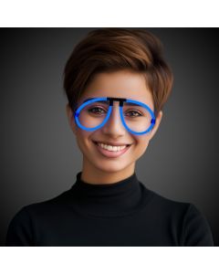 Blue Glow Eyeglasses