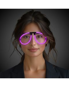 Purple Glow Eyeglasses