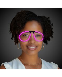 Pink Glow Eyeglasses
