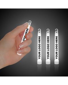White 4" Premium Glow Sticks