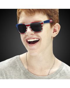 American Flag Glasses