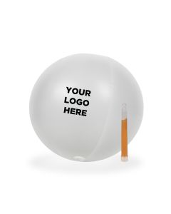 12 Inch Inflatable Beach Balls with 1 - 6 Inch YELLOW Glow Stick
