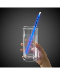 Blue Supreme Glow 9 Inch Straws