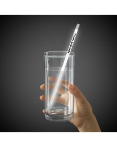 White Supreme Glow 9 Inch Straws
