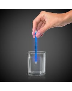 Blue 5" Glow Swizzle Sticks/Drink Stirrers