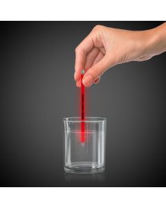 Red 5" Glow Swizzle Sticks/Drink Stirrers