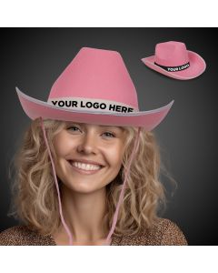 Pink Cowboy Hat with Band