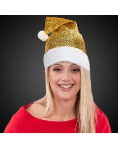 Gold Santa Hat