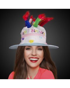 Birthday Cake and Candles LED Hat