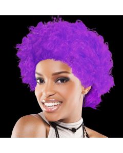 Purple Team Spirit Wigs