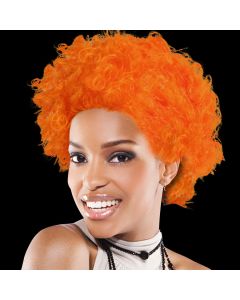 Orange Team Spirit Wigs