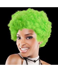 Green Team Spirit Wigs