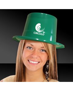 Green Plastic Top Hat