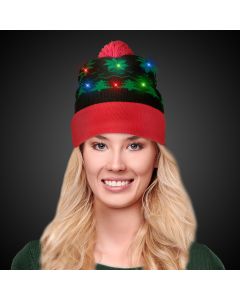 Holiday LED Knit Hat
