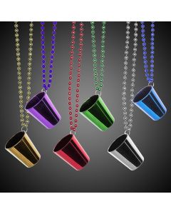 Shot Glass Beaded Necklaces