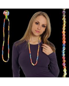 Rainbow Mardi Gras Beads