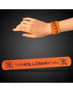 8 3/4" Orange Slap Bracelets