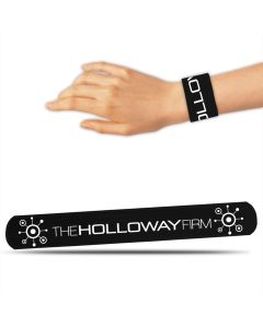 8 3/4" Black Slap Bracelets