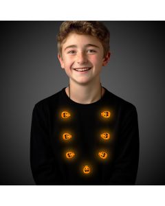 Light Up Pumpkin Necklace