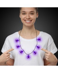 Light Up Spider Necklace