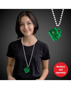 Mini Green Beer Mug Medallion
