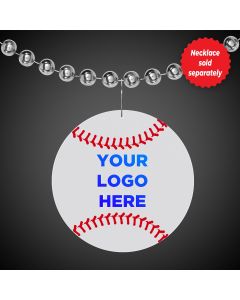 2 1/2" Baseball Plastic Medallion Badges