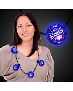 Blue LED Ball Necklace