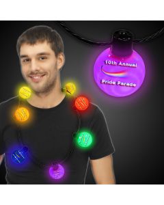 LED Ball Necklace - Variety of Colors Available