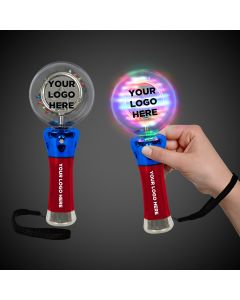 Light Up Spinner Wand - 7 1/2"