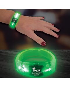 Green LED Bangle Bracelet