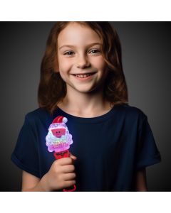 LED Santa Spinner Wand - 7 1/2"