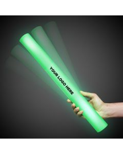 Green LED Foam 16 Inch Lumiton Batons