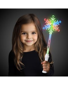 Multi Color Snowflake Wand - 15 Inch