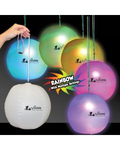 Light Up Inflatable LED Beach Ball Decoration