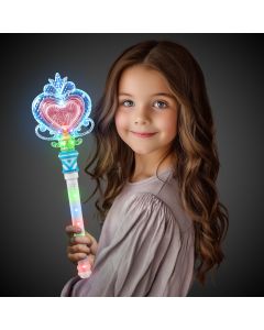 LED Heart Wand with Light-Up Handle