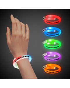 Flashing Coil Tube Bracelet - Multiple Colors