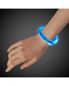 Blue Flashing Coil Tube Bracelet