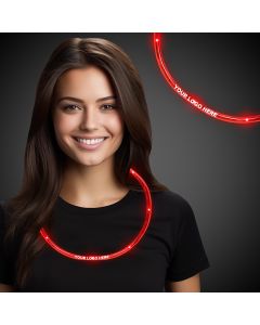 Red Neon LED Necklaces