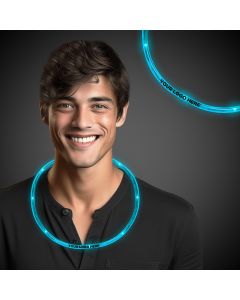 Blue Neon LED Necklaces