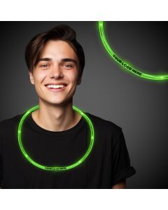 Green Neon LED Necklaces