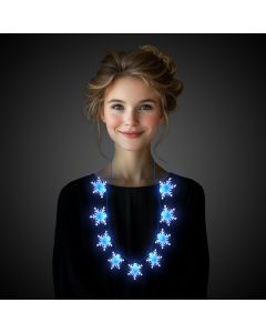 LED Snowflake Necklace