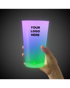 Multi Color LED Pint Glass
